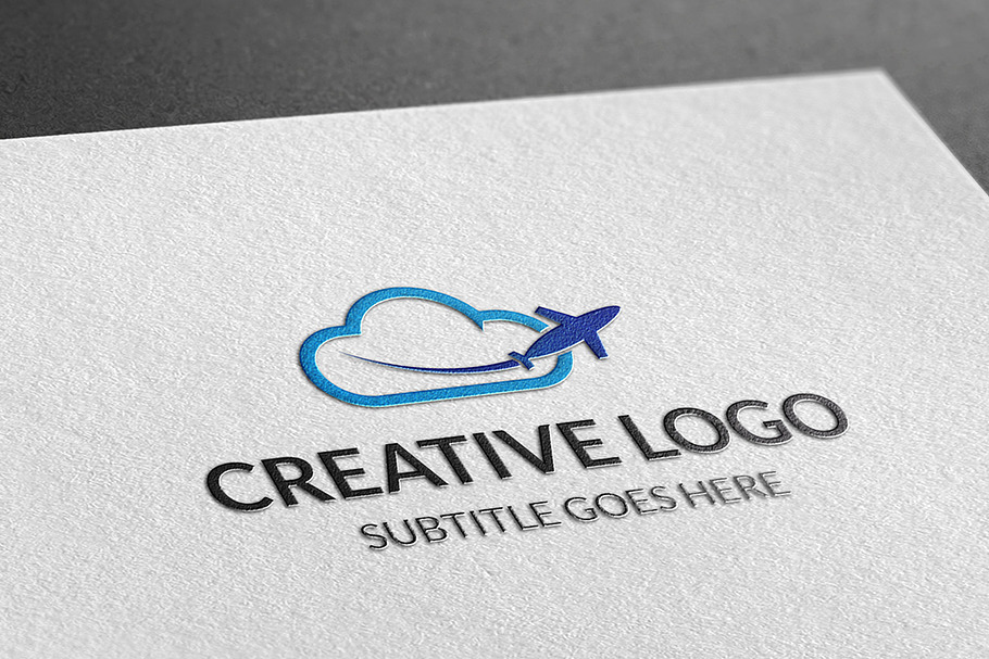 Cloud Rocket in Logo Templates - product preview 8