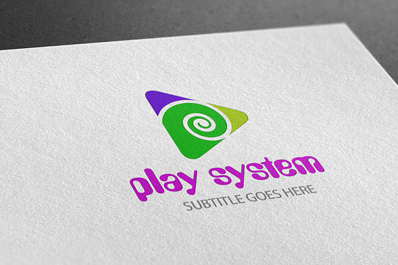 Play System Logo in Logo Templates - product preview 1