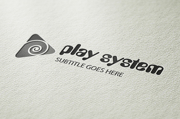 Play System Logo in Logo Templates - product preview 2
