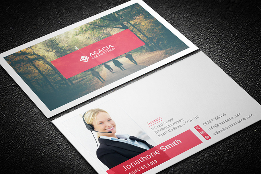 Photography/Personal Business Card in Business Card Templates - product preview 8