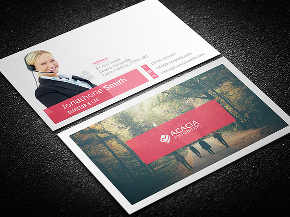 Photography/Personal Business Card in Business Card Templates - product preview 2