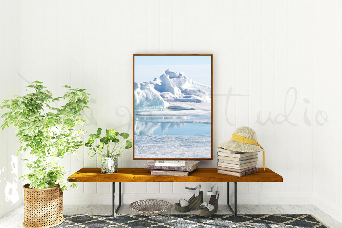 Vertical & Horizontal Wooden Frames in Print Mockups - product preview 8