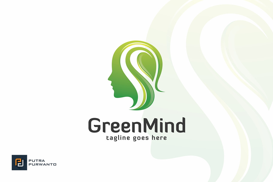 Green Mind - Logo Template in Logo Templates - product preview 8