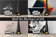 Wall Mockup - Sticker Mockup Vol 116