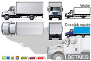 Delivery/cargo truck mockup