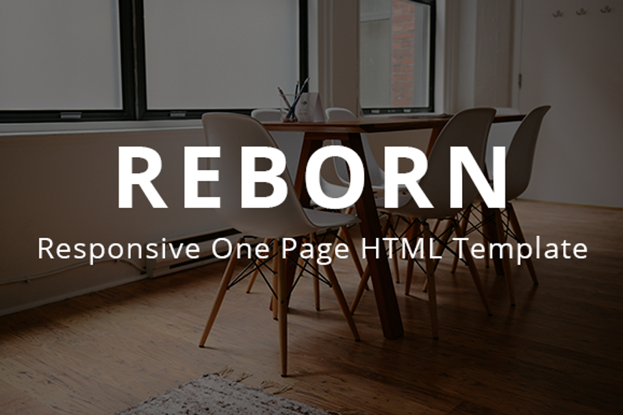 REBORN - One Page HTML Template