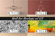 Wall Mockup - Sticker Mockup Vol 117