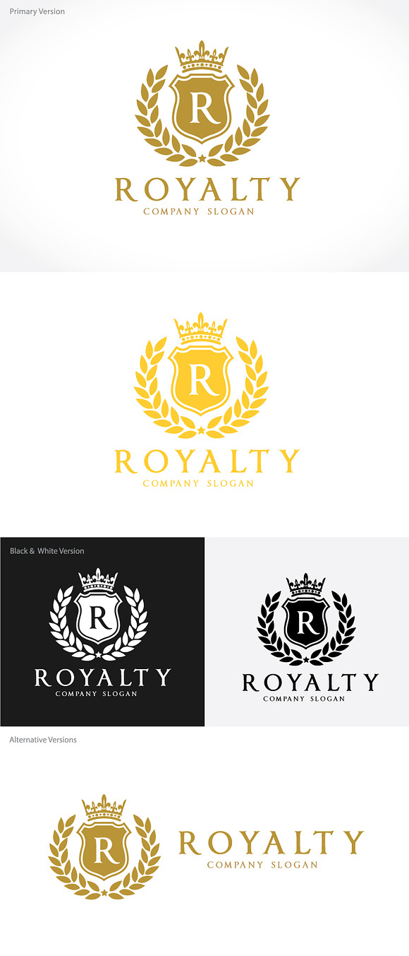 Royalty Logo in Logo Templates - product preview 3