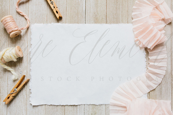 Styled Canvas Paper Mockup