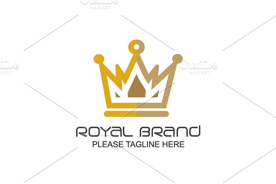 Royal Brand Crown in Logo Templates - product preview 8