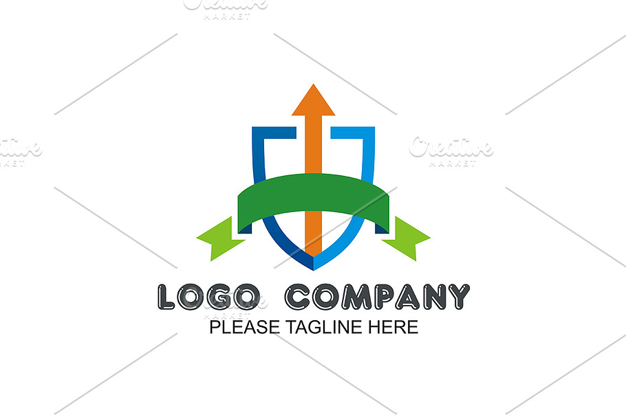 Secure Arrow in Logo Templates - product preview 8