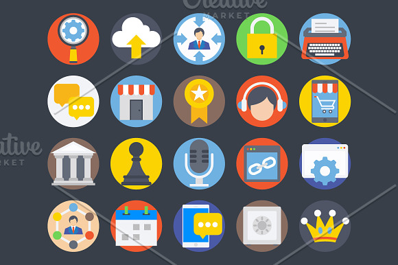 100+ Digital Marketing Vector Icons in Graphics - product preview 2