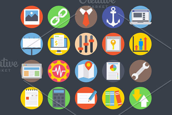 100+ Digital Marketing Vector Icons in Graphics - product preview 3