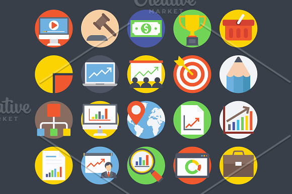 100+ Digital Marketing Vector Icons in Graphics - product preview 4