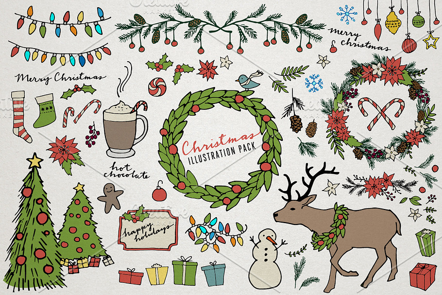 Christmas & Holiday Illustrations in Illustrations - product preview 8