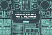 Sound speakers, audio & Dj equipment
