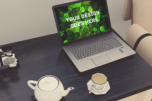 Laptop Mock-up Pack#4 in Product Mockups - product preview 1