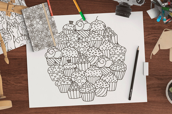 Coloring Pages Big Collection in Illustrations - product preview 3