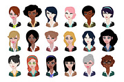 18 Girls avatars