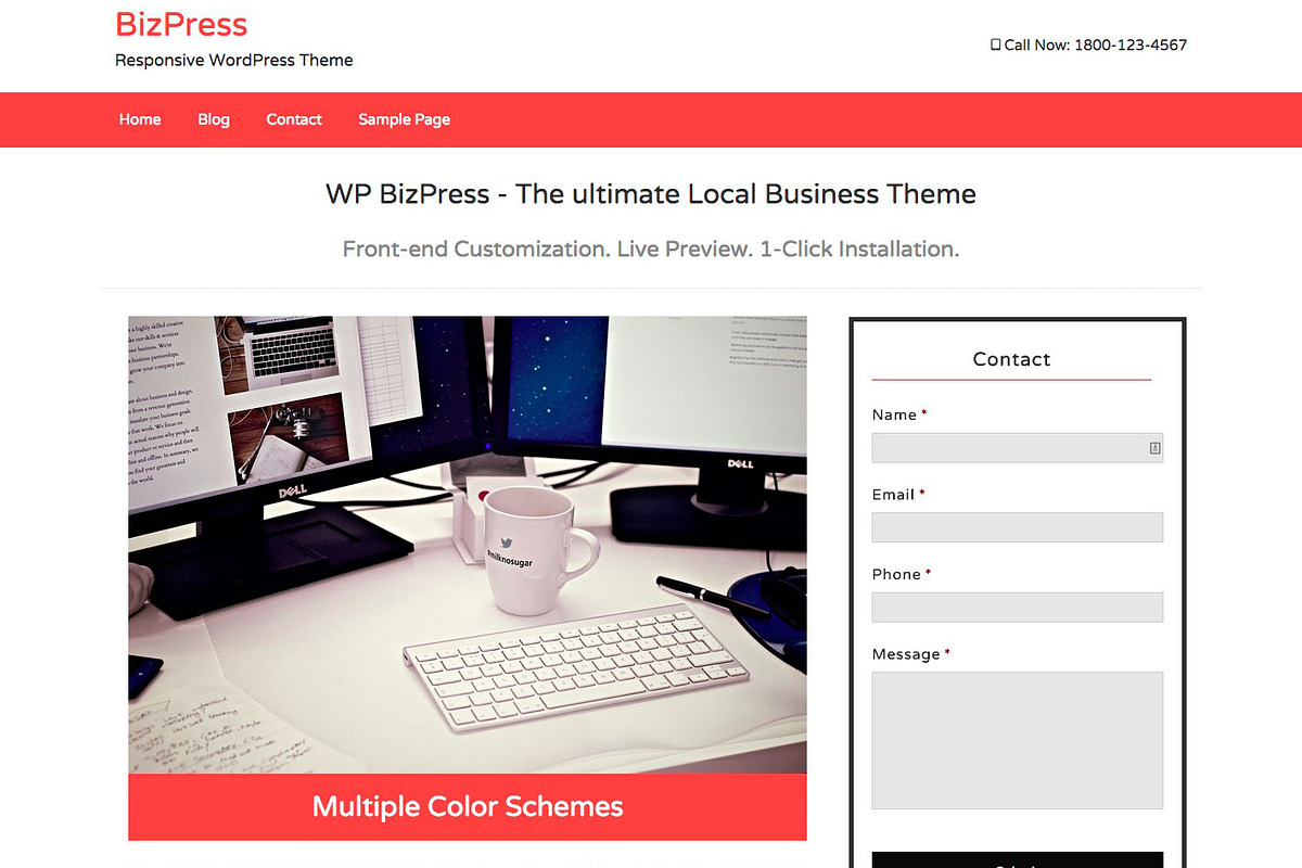 BizPress Local Business Theme in WordPress Business Themes - product preview 8