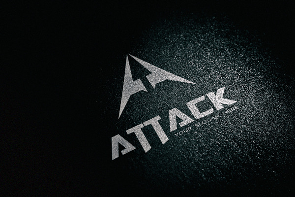 Attack Game Letter A Logo