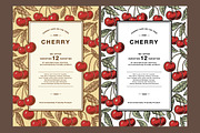 Cherry ripe fruit food Card Frame
