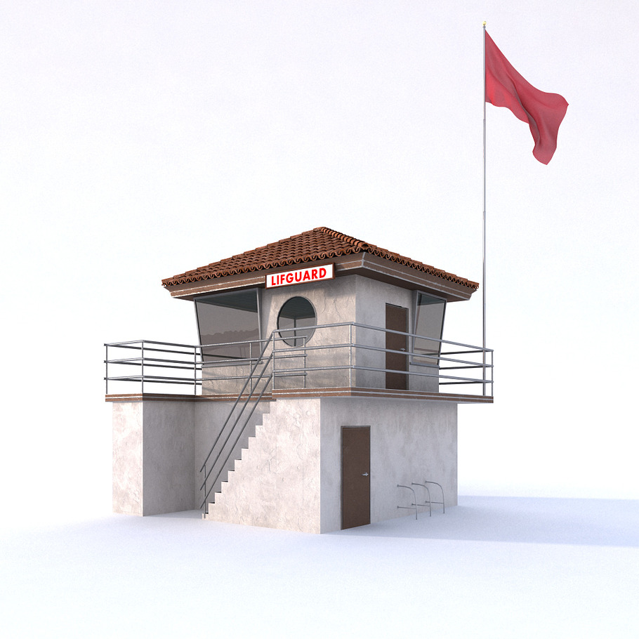 Lifeguard Building in Architecture - product preview 3