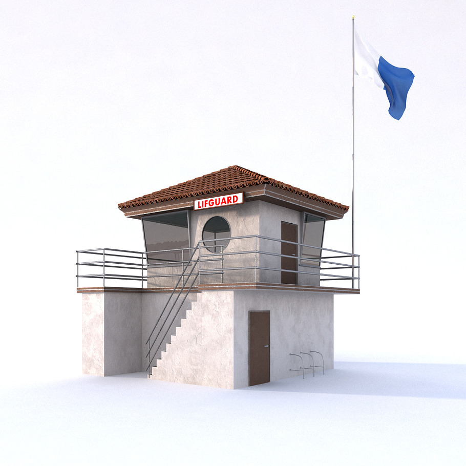 Lifeguard Building in Architecture - product preview 5