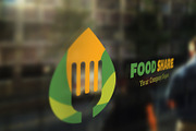 Food Share Logo Template