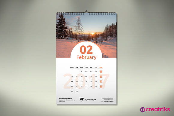 Wall Calendars  Bundle  in Presentation Templates - product preview 4