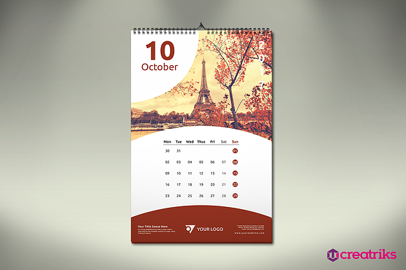 Wall Calendars  Bundle  in Presentation Templates - product preview 7