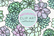 Succulents Clip Art Collection