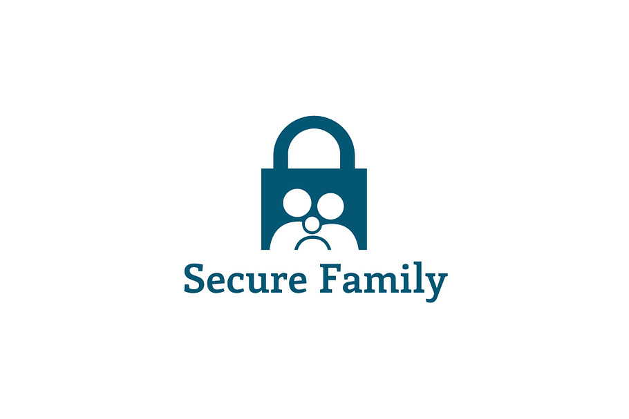 Secure Family Logo Template in Logo Templates - product preview 8