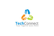 Tech Connect Logo Template