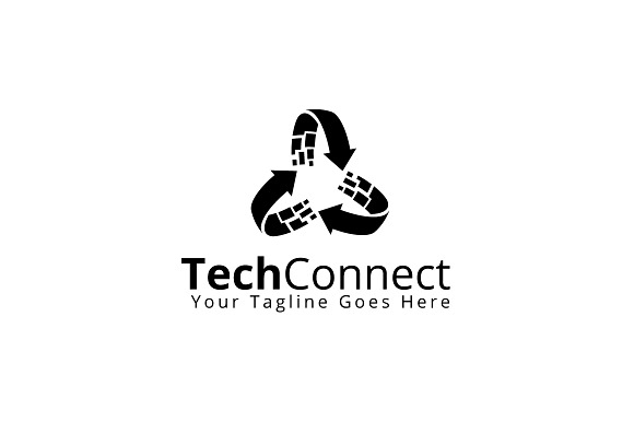 Tech Connect Logo Template in Logo Templates - product preview 1