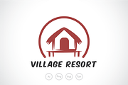 Village Resort Logo Template