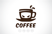 Ninja Coffee Logo Template