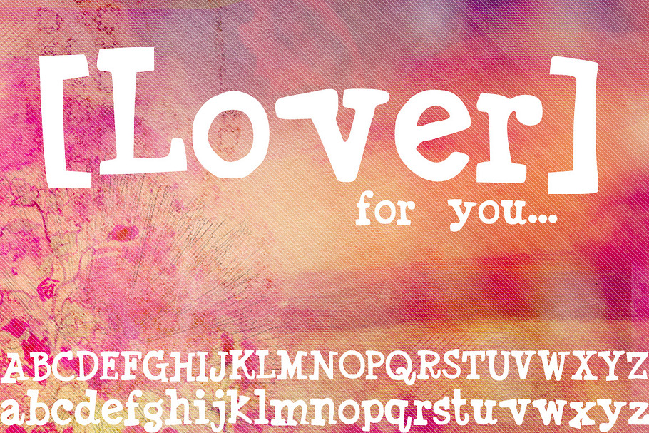Hand Drawn Font | Lover font in Display Fonts - product preview 8
