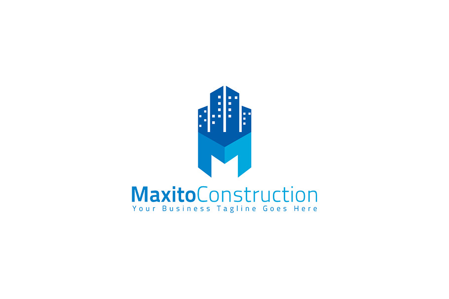 Maxito Construction Logo Template in Logo Templates - product preview 8