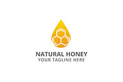 Natural Honey Logo Template