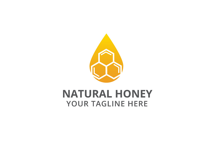 Natural Honey Logo Template in Logo Templates - product preview 8