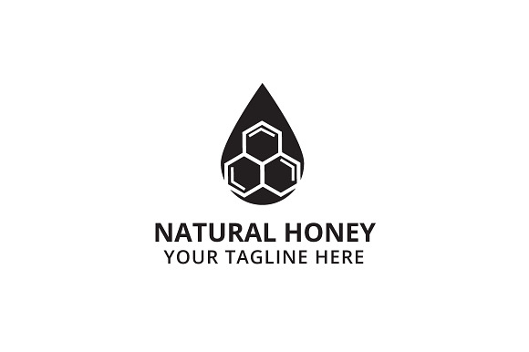 Natural Honey Logo Template in Logo Templates - product preview 1