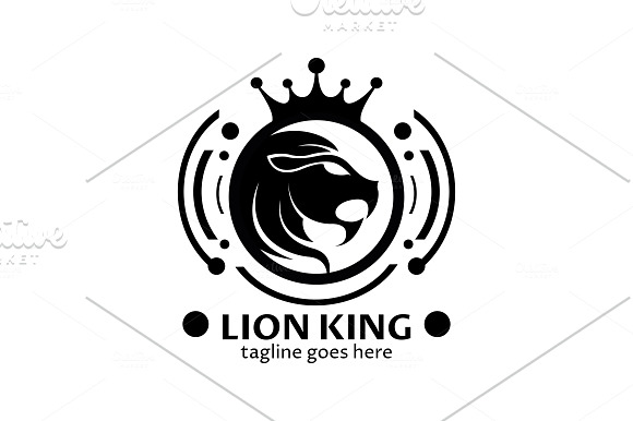 Lion King Logo in Logo Templates - product preview 3