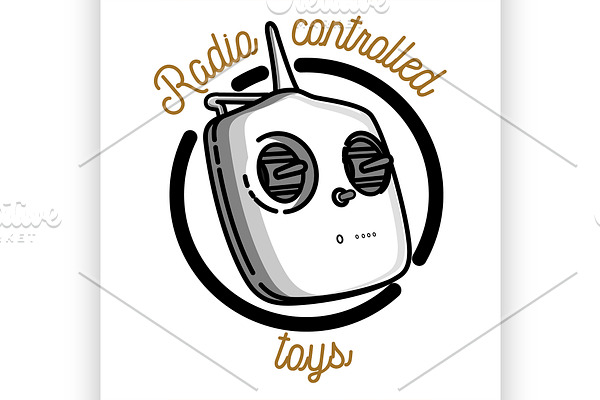 vintage radio controlled toys emblem
