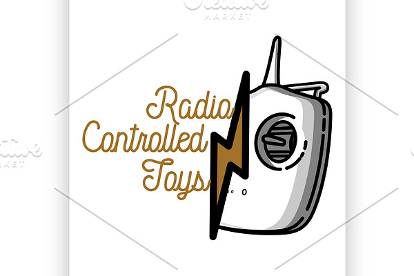 vintage radio controlled toys emblem