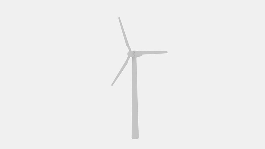 Wind 450KW Turbine in Architecture - product preview 4