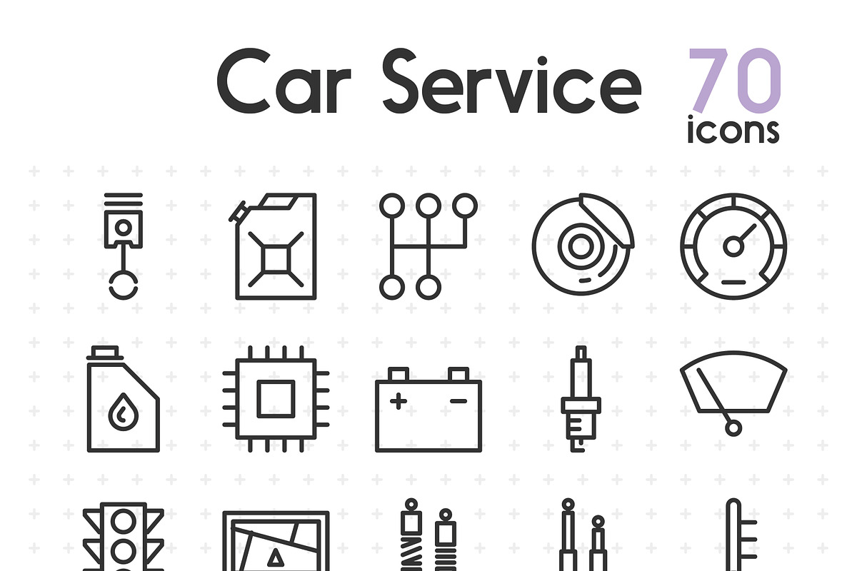 Car Service  in Car Icons - product preview 8