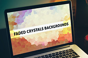 70 Faded Crystals Backgrounds