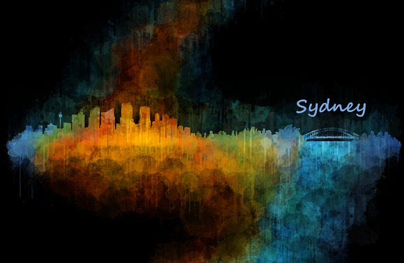 10xFiles Pack Sydney Skylines in Illustrations - product preview 4