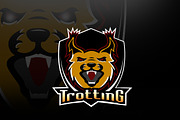 sport logo trotting club